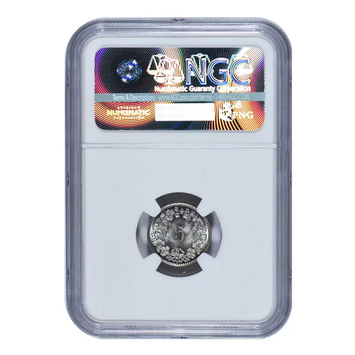 1931 B SWITZERLAND Bern 5 RAPPEN NGC MS-66 - Picture 4 of 4