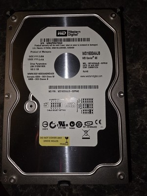 Western Digital Caviar 160GB Internal 7200RPM 3.5'' (WD1600AABB) HDD