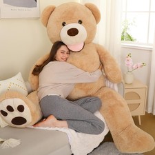 MorisMos Giant Teddy Bear Plush 6ft, Life Size Huge Brown Teddy Bears for Boy...