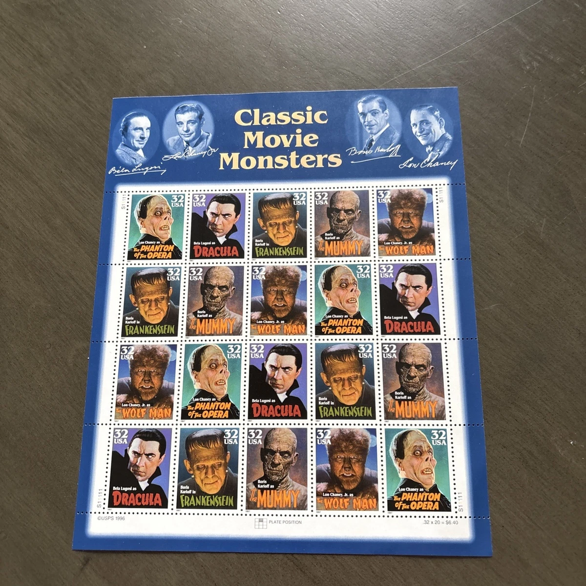 classic movie monsters stamps products for sale | eBay