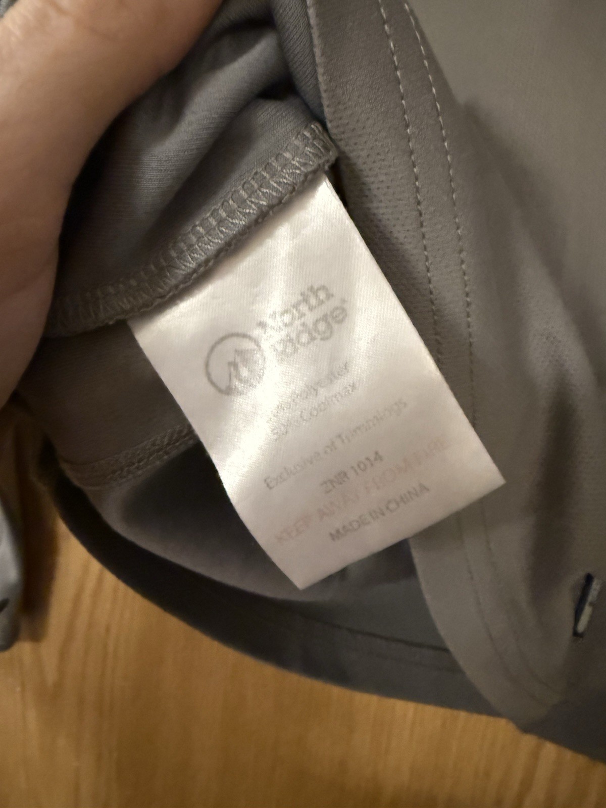 Women’s North Ridge Grey Sports Top Long Sleeve Size Small VGC image 4