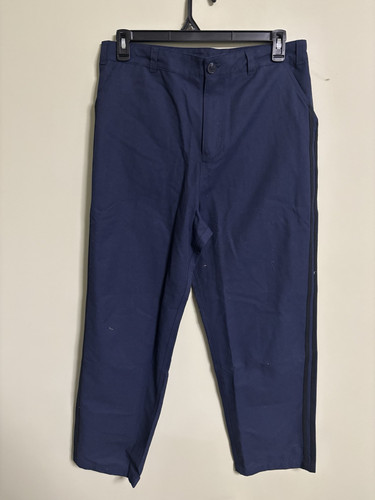 Adidas Skate Chino Pants Men's Size 32 x 32 Skateboarding Wide Leg 3 Stripe NEW