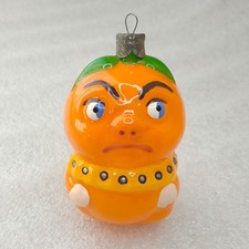 Vintage Glass Ornament Signor Tomato Cipollino - Expertly Restored Inside Paint