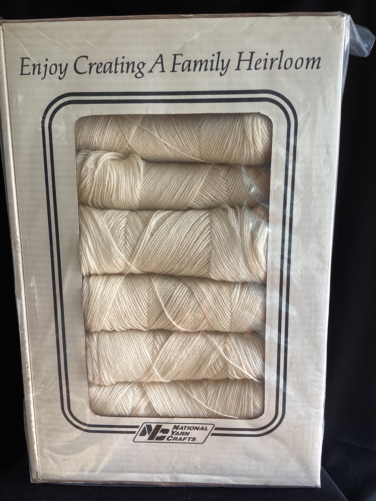 National Yarn Crafts Full Size Afghan Kit - Acrylic “Fisherman  Ripple”