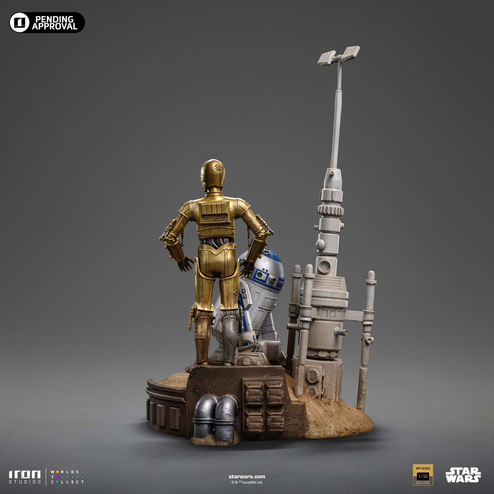 Iron Studios C3PO and R2D2 Droids Star Wars Iron Studios 1/10 Scale Statue