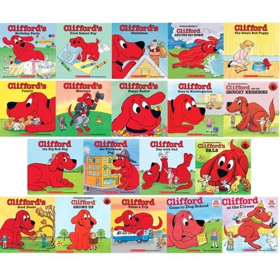 Clifford the Big Red Dog 19 Book Set: Clifford's Good Deed, Visits Hospital,...