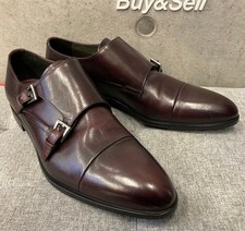 Prada 7.5 Double Monk Strap Leather Shoes 20A009F101833 148410468