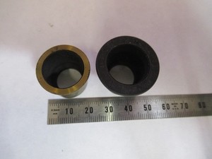 LEITZ GERMANY Messing Optik Adapter Objektiv Mikroskop Ersatzteil X7-B-49