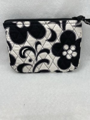 Small Vera Bradley ''Night and Day'' patterned cosmetic or small hand Bag 