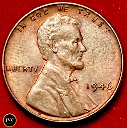 1946 Lincoln Wheat Penny Philadelphia Very Fine Condition Brown JC 242