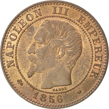 [#86591] Coin, France, Napoleon III, Napoléon III, 2 Centimes, 1856, Marsei, lle