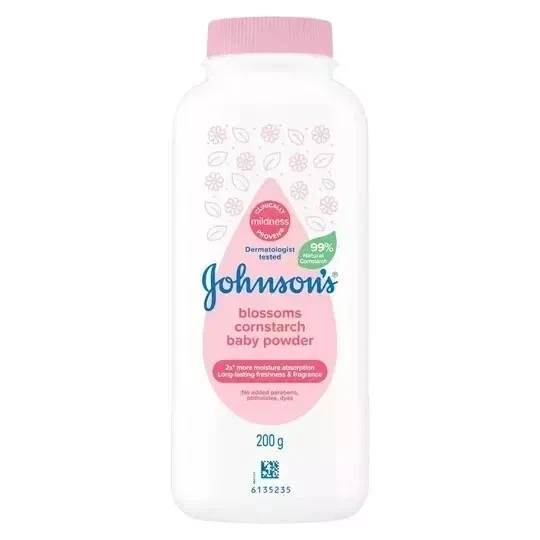 JOHNSONS BABY BLOSSOM POWDER 200G (PACK OF 2) FREE SHIPPING WORLD WIDE