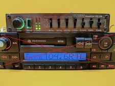 Vivanco EQ136  7-Band-Stereo-Eualizer-Amplifer für Autoradio VW Alapha 5 Beta 5