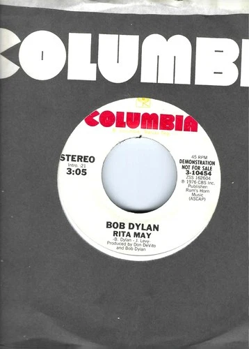 BOB DYLAN- RITA MAY/STUCK INSIDE OF MOBILE WITH THE MEMPHIS BLUES AGAIN-PROMO-NM