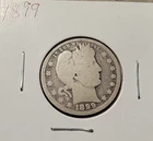 1899 Barber Quarter 25c Silver US 90% Philadelphia