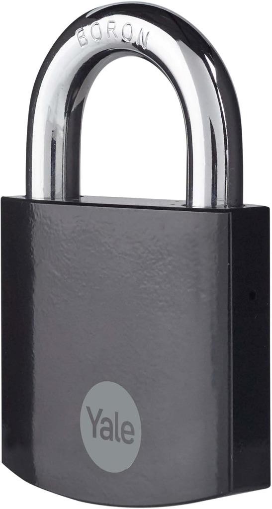 Yale Maximum Security 62mm Hardened Steel Padlock Open Boron Shackle 3 Keys