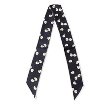 100 Mulberry silk Scarf bag scarf Head Hair Ribbon Handbag Handle wrap Tie B...