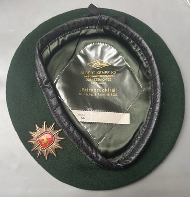 Polizei Niedersachsen SEK MEK Barett grün Alkero Gr. 56  80/90er Jahre alt!