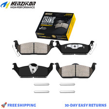 Rear Ceramic Brake Pads w/ Hardware for Ford F-150 2004 - 2011 4.2L 4.6L 5.4L