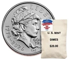 2026 Semiquincentennial P & D Emerging Liberty Dime 200 Count Bag - ✅PRESALE