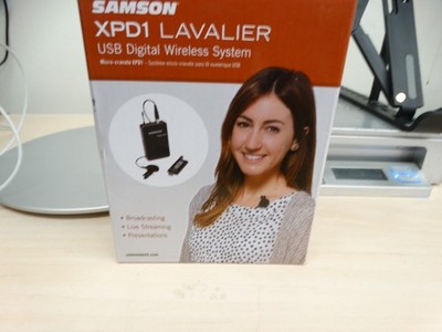 Samson XPD1 Lavalier USB Digital Wireless Microphone System   New Open Box