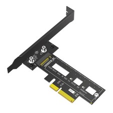 M.2 NVME M-key SSD to PCIE 4X Extension Card M.2 SSD Adapter for Desktop PC