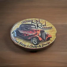  Open Road Hobby Lobby Tin Metal Sign Custom Rat Rod Garage  Man Cave  19.5" 