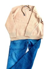 JW Anderson x Uniqlo Soufflé Yarn Sweater L Warm Cozy Denim Compatible