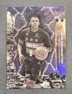 2026 Topps Chrome BUB CARRINGTON Cactus Jack Refractor #30 Washington Wizards