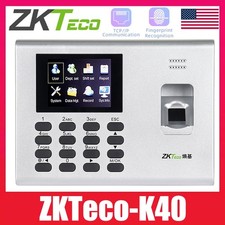 ZKteco K40 TCP/IP Biometric Fingerprint Time Attendance Access Control System