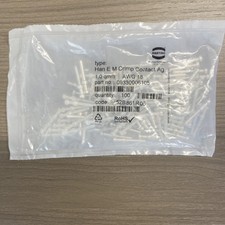 100pcs HARTING 09330006105 Male Crimp Pin