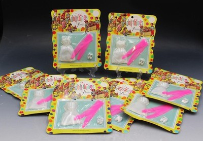 10 Vintage Premier Doll Things Clothing Accessories Mint on Cards NOS Hong Kong