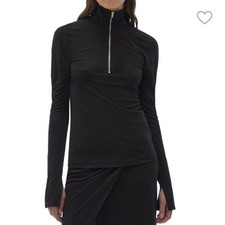 NWT Helmut Lang Half Zip Pullover Size XL Black