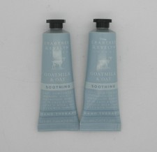 Vintage CRABTREE EVELYN Goatmilk Oat Soothing Hand Cream 0.86 oz LOT OF 2