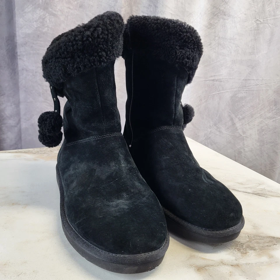 Botas Ugg Plumdale Puff Gamuza Piel de Oveja Para Mujer Talla 10 Foto 2 de 4