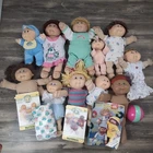 Vtg Huge Mixed Lot 11 Cabbage Patch Kids Dolls Clothes Xavier Roberts 80s Retro