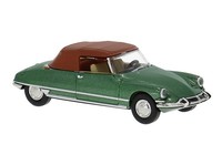Brekina 14238 Citroen Ds 19 Cabriolet, GrüN, Bj.1963, 1:87, Neu Modell