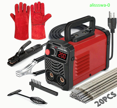 200A Mini Stick Welder 110V IGBT, Portable ARC, Hot Start, Anti-Stick, 20 Rods
