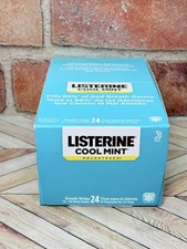 Listerine PocketPaks Breath Strips Cool Mint - 12 - 24 Strip packs Display Box
