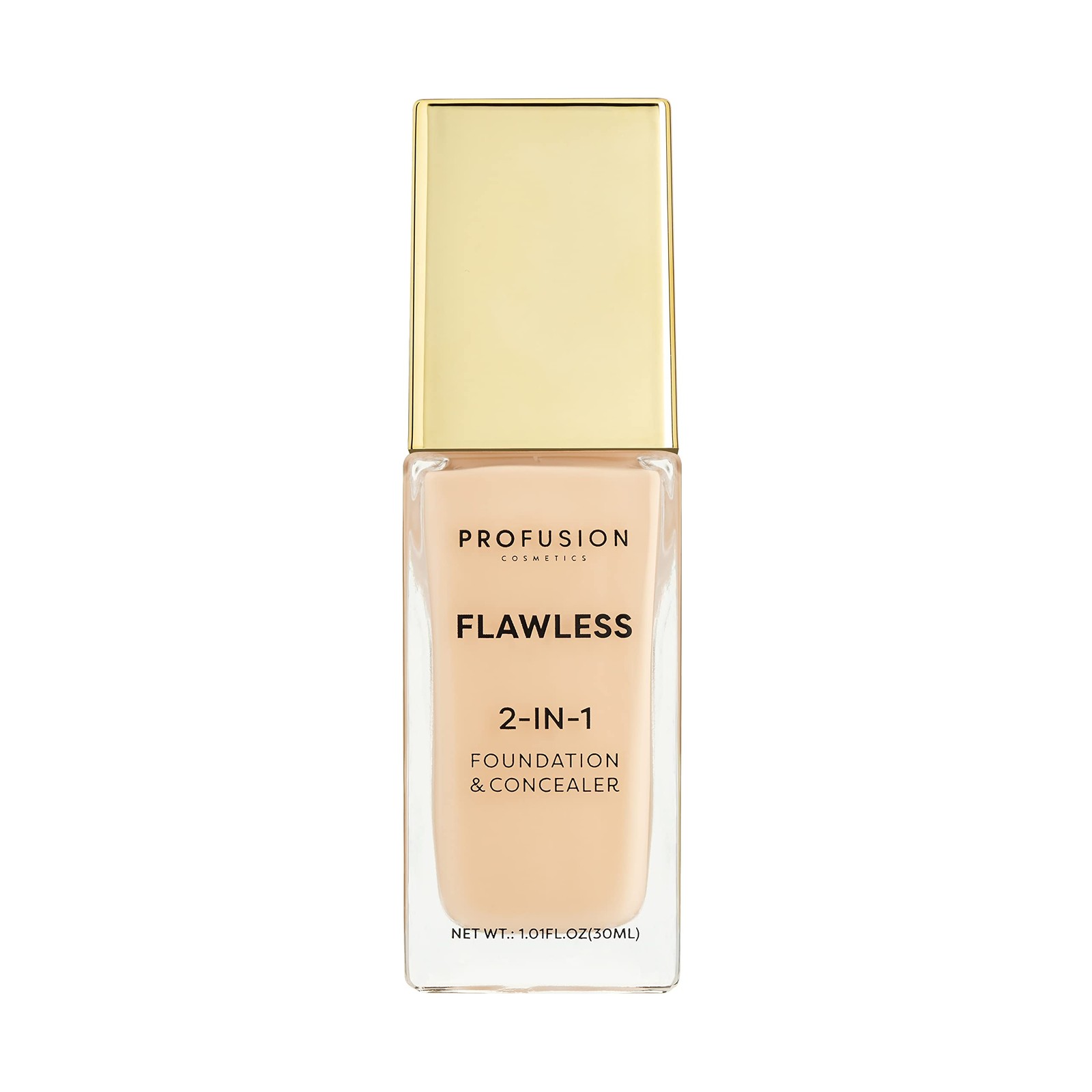 Profusion Cosmetics 2 In 1 Foundation and Concealer for Light Skin Tone Flawless
