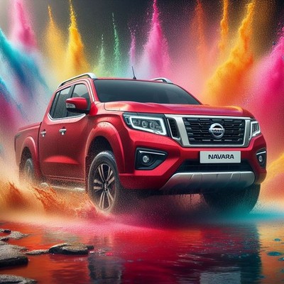 Nissan Navara Pick Up Truck Geburtstagskarte oder allgemeine Grußkarte