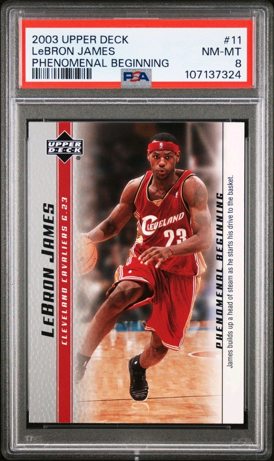 Lebron James trading card