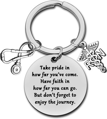 Registered Nurse Gifts Nursing Graduation Gifts RN Nurse Keychain for Women Men