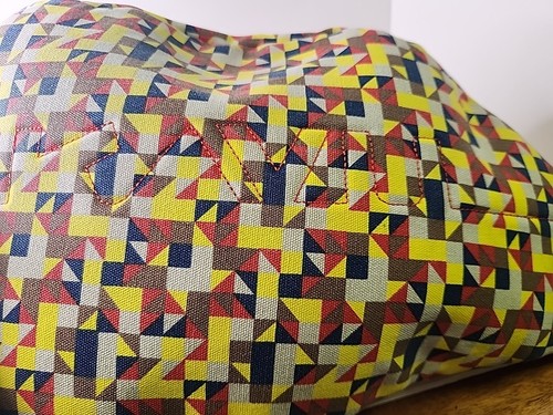 Kavu Cross Body Rope Sling Bag Red Yellow Brown - Picture 14 of 20