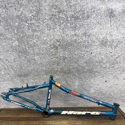 Vintage Haro Group 1 Ti BMX Race Frame 21in 4130 Chromoly Blue Mid School 20in