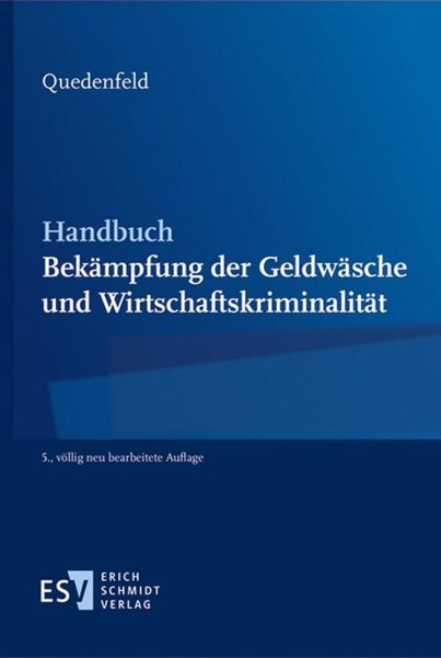 RüDiger Quedenfeld / Handbuch BekäMpfung Der GeldwäSche Und Wi ...9783503195954-image