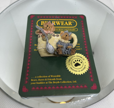 Boyds Bears & Friends BROOCH PIN Bearware Collection 1995