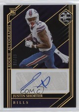 2023 Panini Limited Rookie Gold Spotlight 18/49 Justin Shorter #233 Auto ms9