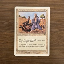 Venerable Monk - 7th Edition Core Set - Magic the Gathering MTG Nice!