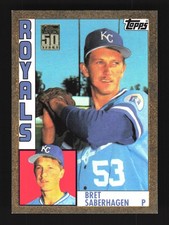 Bret Saberhagen Kansas City Royals 2001 Topps Traded Gold #T110 SN /2001